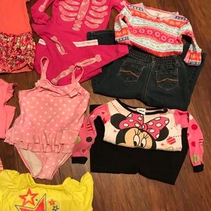 Little Miss Shirts & Tops - Girls 13 Pc Bundle Sz 24 Months Little Miss Shirts & Tops - Girls 13 Pc Bundle Sz 24 Months